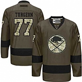 Glued Buffalo Sabres #77 Pierre Turgeon Green Salute to Service NHL Jersey,baseball caps,new era cap wholesale,wholesale hats